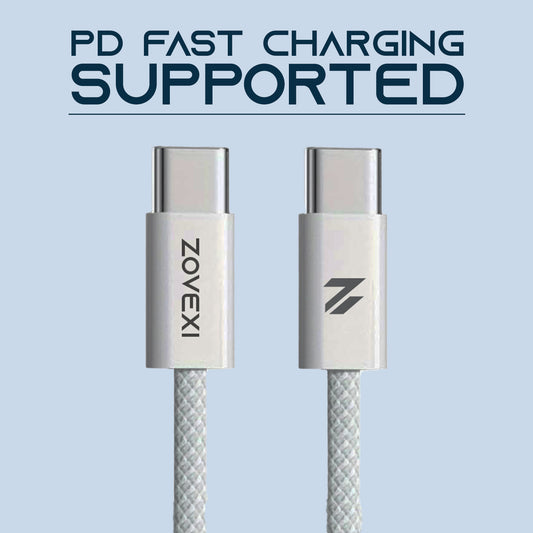 Zovexi VoltRush 80W USB-C to USB-C Fast Charging Cable