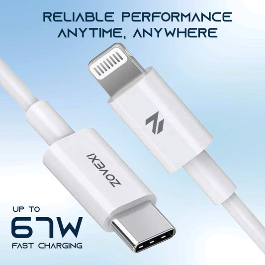 Zovexi Turbo Lightning 67W USB-C to Lightning Cable