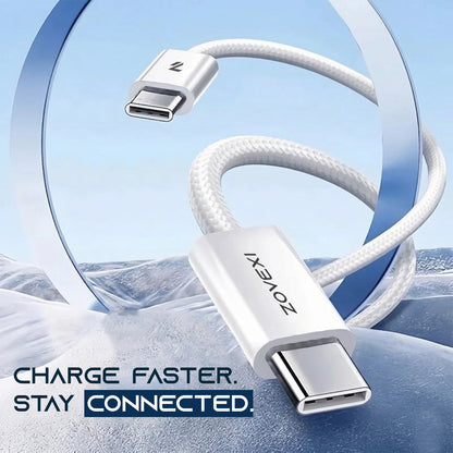 Zovexi VoltRush 80W USB-C to USB-C Fast Charging Cable