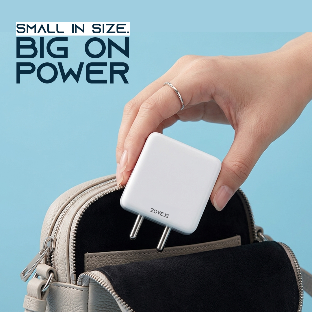 Zovexi QC Voltex 87W Fast Charger Wall Adapter Includes USB to Type-C Cable