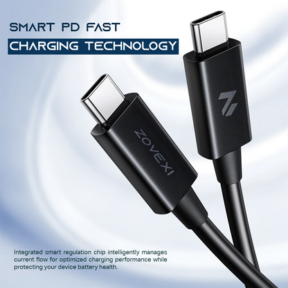 Zovexi Rapid Charge 67W USB-C to USB-C Fast Charging Cable