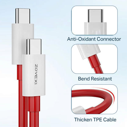 Zovexi Powerx 120W USB-C to USB-C Ultra Fast Charging Cable