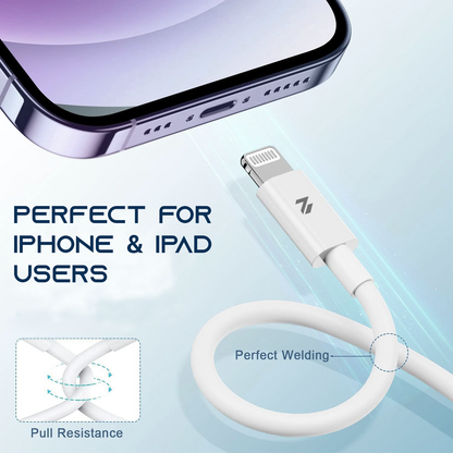 Zovexi Turbo Lightning 67W USB-C to Lightning Cable