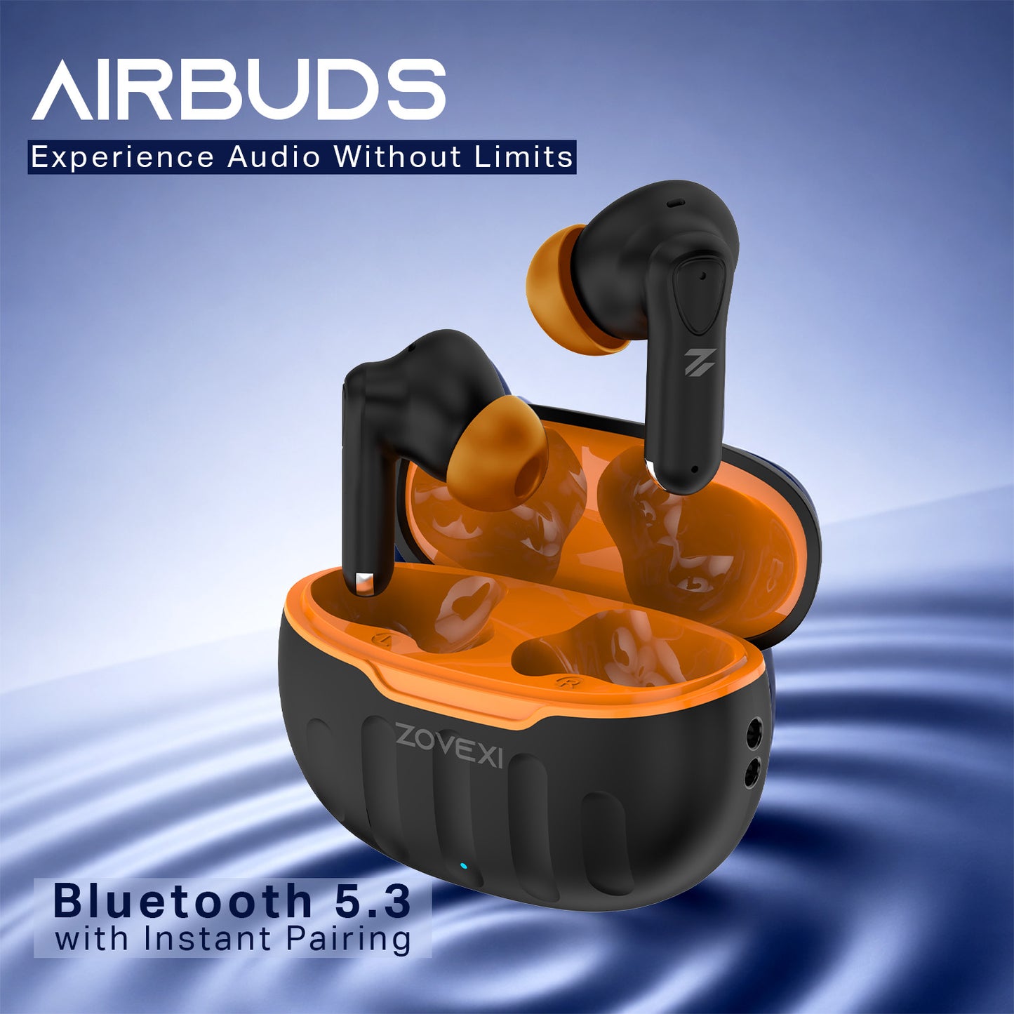 Zovexi  Airbuds 13MM Drivers ,30 Hours Playtime Earbuds