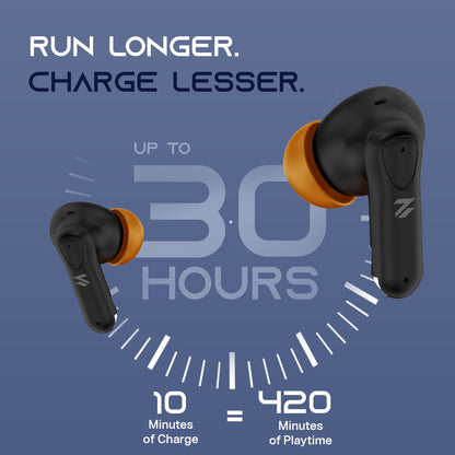 Zovexi  Airbuds 13MM Drivers ,30 Hours Playtime Earbuds